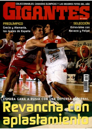 Andrei Kirilenko (Rusia) y Ricky Rubio (España)0