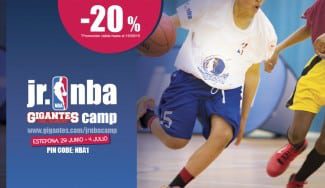 El Jr NBA Gigantes Camp, tu oportunidad de vivir una experiencia única. ¡Oferta 20% de descuento!