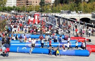 Los festivos se aprovechan en Madrid. Más de 1.000 jugadores en el 3×3 Puente del Rey