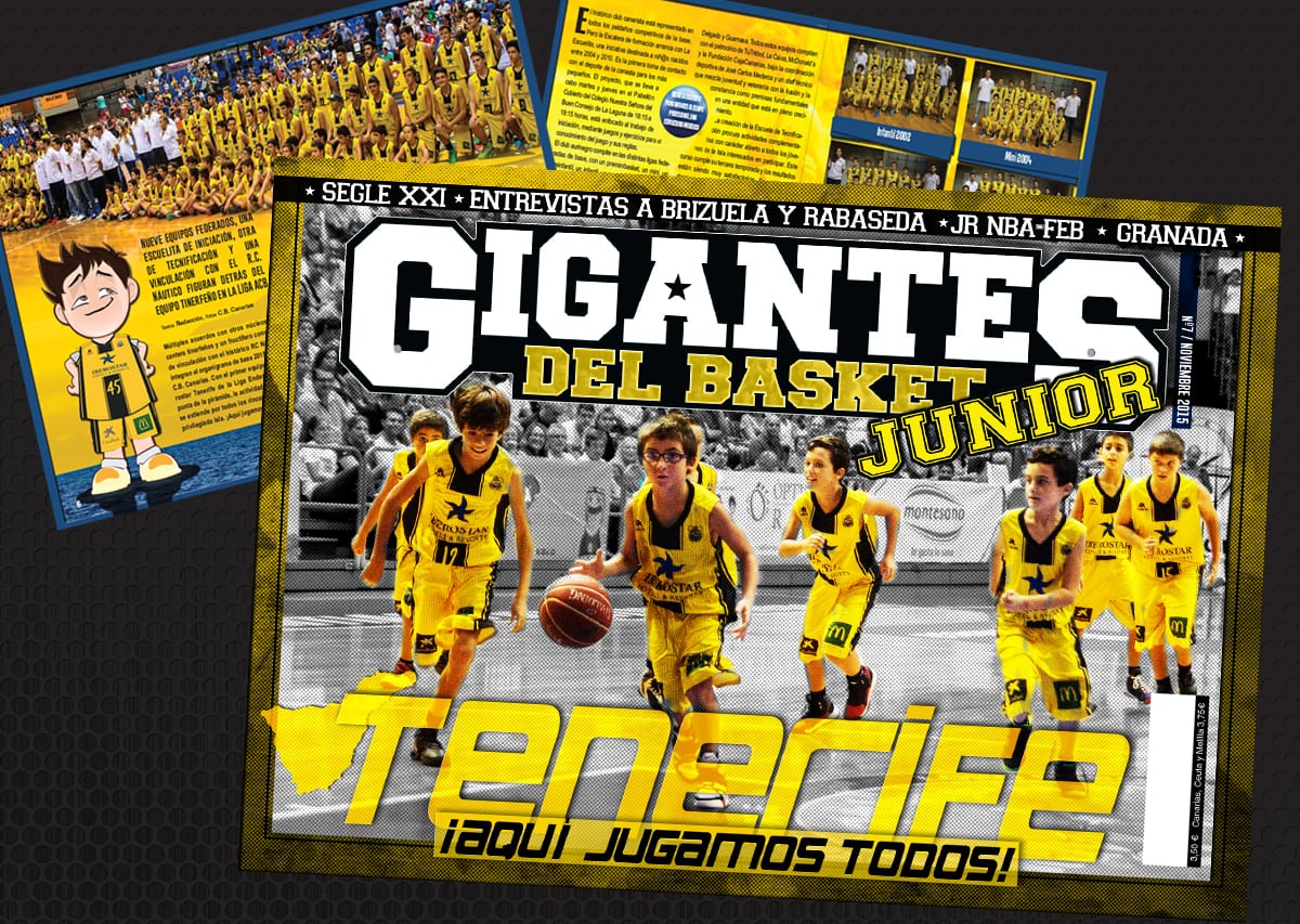 La cantera del CB Canarias, en nuestra portada. ¡Aquí jugamos todos!