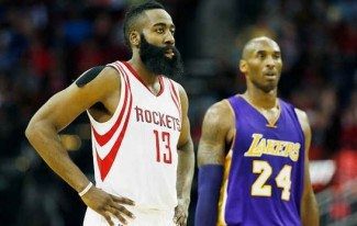Paliza de los Rockets a los Lakers. Harden y Kobe regalan un duelo espectacular (Vídeo)