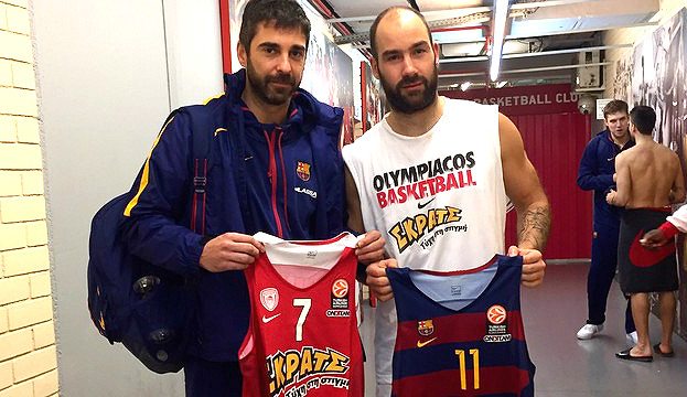 Vaya fenómeno: Spanoulis le pide a Navarro cambiarse las camisetas y una foto