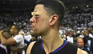 Los Blazers eliminan a los Clippers y dejan la cara de Austin Rivers como un mapa (Vídeos)