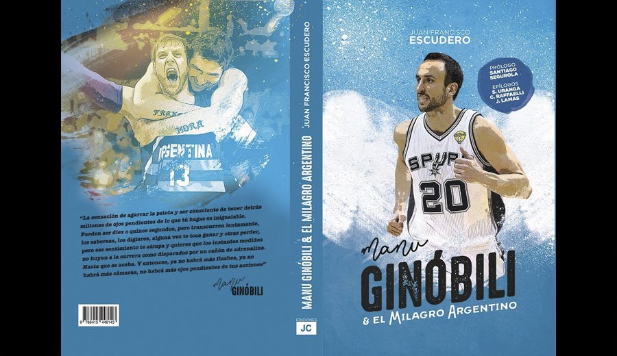 ‘Manu Ginóbili y el milagro argentino’, nuevo libro ya a la venta sobre el astro de la albiceleste