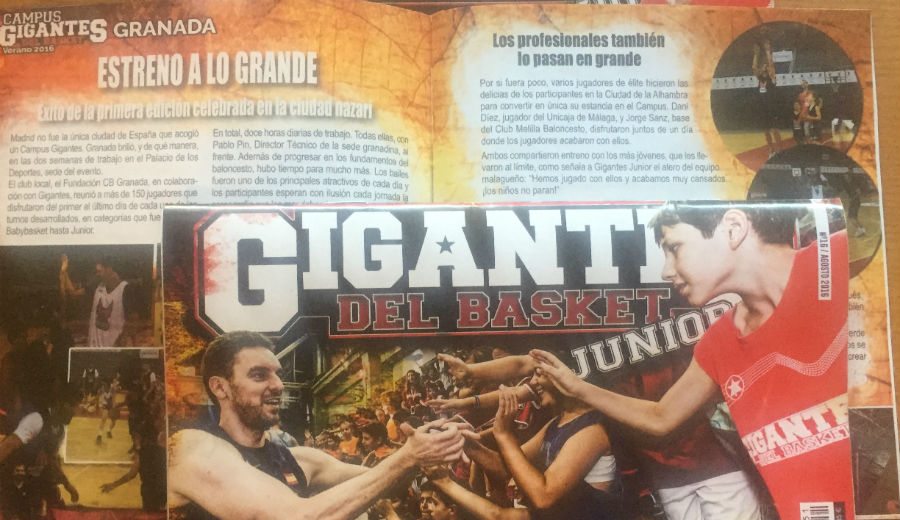 Increíble: la primera edición del Campus Gigantes en Granada, en nuestra revista