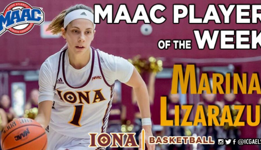 Otra vez a nivel de MVP: Marina Lizarazu, nombrada mejor jugadora de la MAAC. Así juega (Vídeo)
