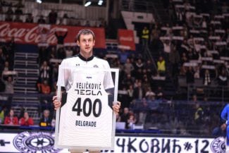 Partidazo y homenaje a Novica Velickovic: ya es un histórico del Partizan