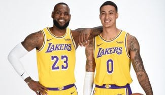 Primeras pruebas en los Lakers de LeBron: Kuzma, ¿jugando de pívot?