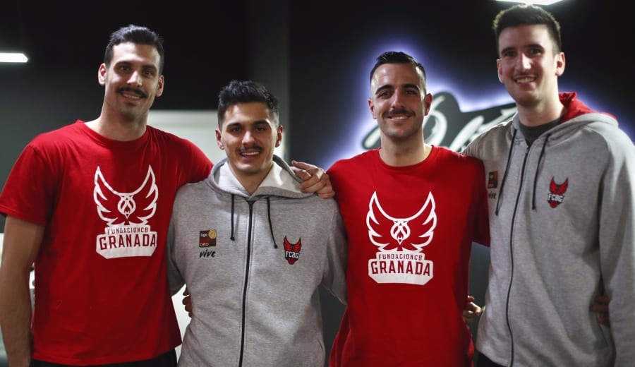 Cuatro jugadores del Covirán Granada se suman a Movember