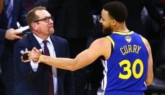 Pique verbal entre Stephen Curry y Nick Nurse