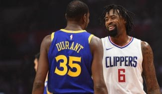 DeAndre Jordan, sobre la recuperación de Durant: «Va rápido»