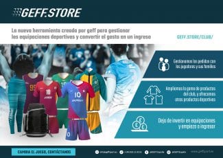 GEFF simplifica la gestión de las equipaciones para los clubes