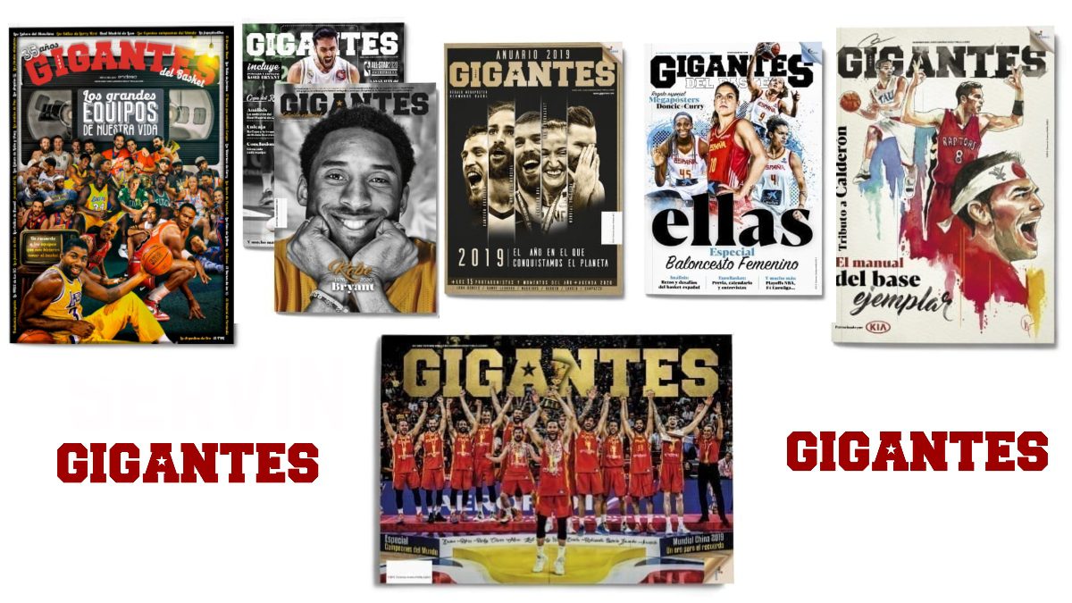 Todas estas revistas disponibles en la Tienda de Gigantes