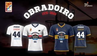 El Monbus Obradoiro estrena camisetas por su 50 aniversario