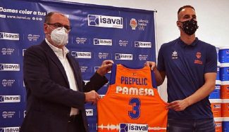 Prepelic, ilusionado con su nuevo reto en el Valencia Basket: sus palabras