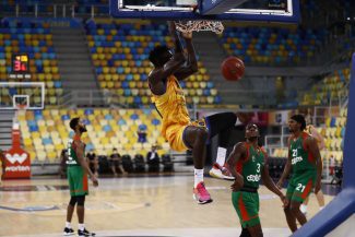 Khalifa Diop explota en la Eurocup: Su mejor partido con el Herbalife Gran Canaria para derrotar a Cedevita