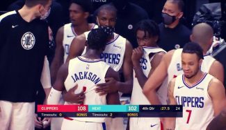 Tiempo muerto, técnica y consolado por Ibaka. El curioso final de Reggie Jackson